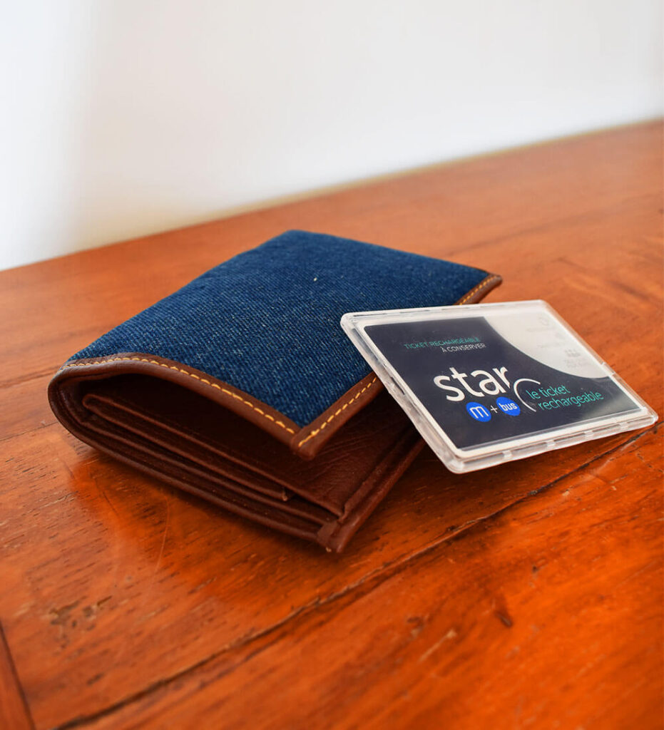 Card holder for transport cards