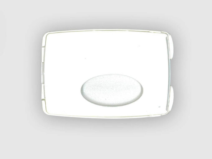 Card holder with integrated storage front side