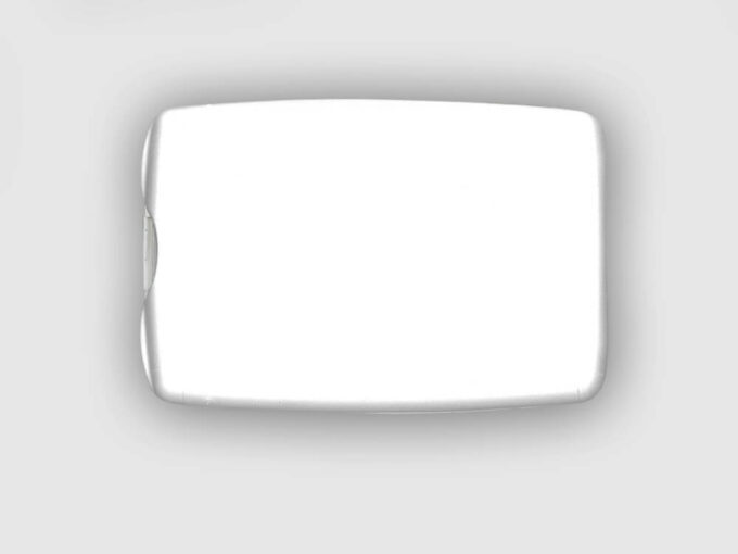 Card holder with integrated mirror back side