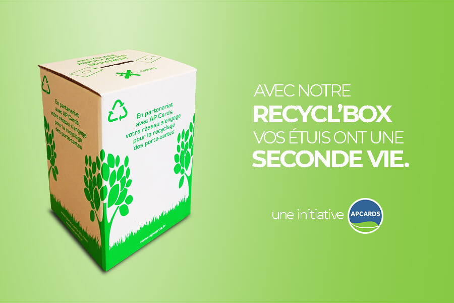 Recycl'box-recyclage-étuis carte badges-APCards